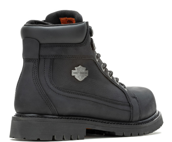 Harley-Davidson® Men's Drewett 5.5-Inch Black Waterproof Safety