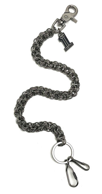 Harley-Davidson スカルデザイン ウォレットチェーン Harley-Davidson® Men's #1 Skull 24 inch Wallet Chain, Antique