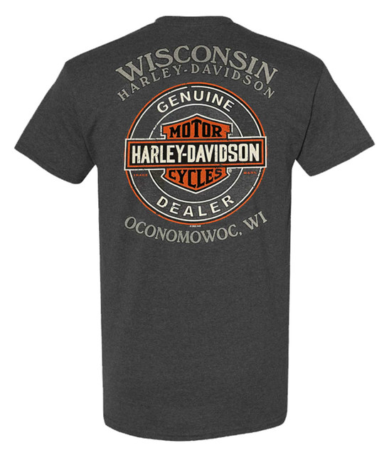【HARLEY DAVIDSON】L/S Tee デカロゴ スリーブロゴ 2XL Harley-Davidson® Men's H-D Chrome Emblem Logo Long Sleeve