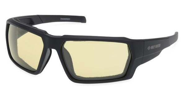 Harley-Davidson Men's Engineered Plastic Sunglasses, Matte Black Frames - Wisconsin Harley-Davidson