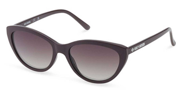 Harley-Davidson Womens Cat Eye Fashion Sunglasses, Shiny Bordeaux Plastic Frames - Wisconsin Harley-Davidson