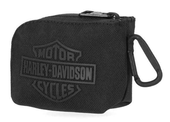 Harley-Davidson Women's Modular Hip Pouch with Carabiner Clip - Matte Black - Wisconsin Harley-Davidson