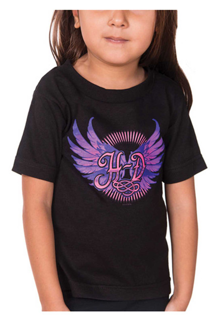 Harley-Davidson Girl's Wings Short Sleeve Youth T-Shirt (M) - Wisconsin Harley-Davidson