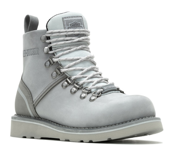 Harley-Davidson Women's Denway 4.5-Inch Dark Grey Motorcycle Boots, D87294 - Wisconsin Harley-Davidson