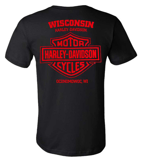 Harley-Davidson® Men's Pan Age Engine Short Sleeve Crew-Neck T