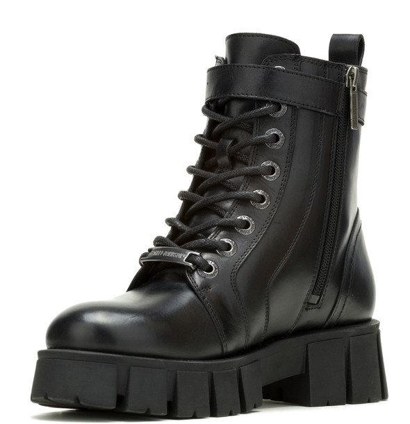 Harley-Davidson® Women's Uplift Buckle 6-Inch Black Fashion Boots