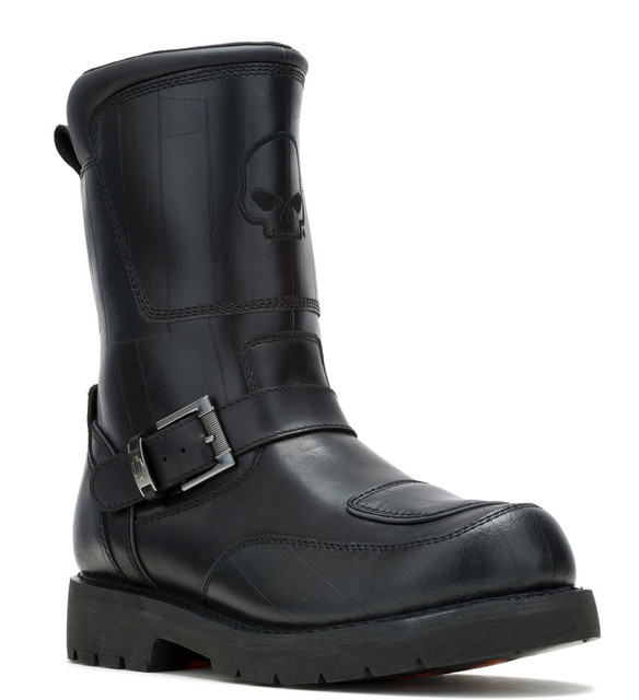 Harley-Davidson Men's Shift Ride 9" WP Black Leather Motorcycle Boots, D96313 - Wisconsin Harley-Davidson