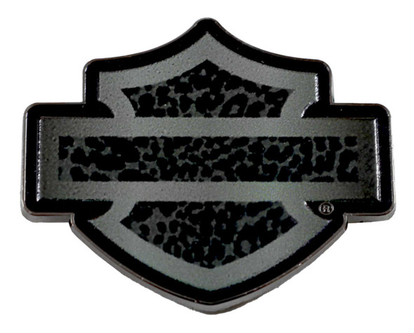Harley-Davidson 1.5 in. Cheetah Bar & Shield Metal Pin, Black & Silver Finishes - Wisconsin Harley-Davidson