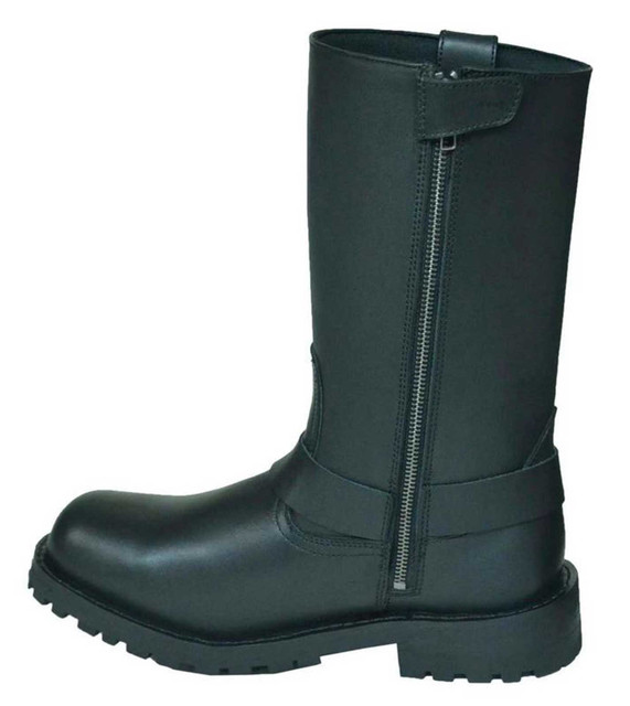 Unik Just for Bikers Men's Premium Leather Tall Motorcycle Boots