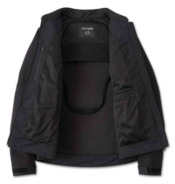Harley-Davidson® Women's Brisa Vent Textile Riding Jacket - Black