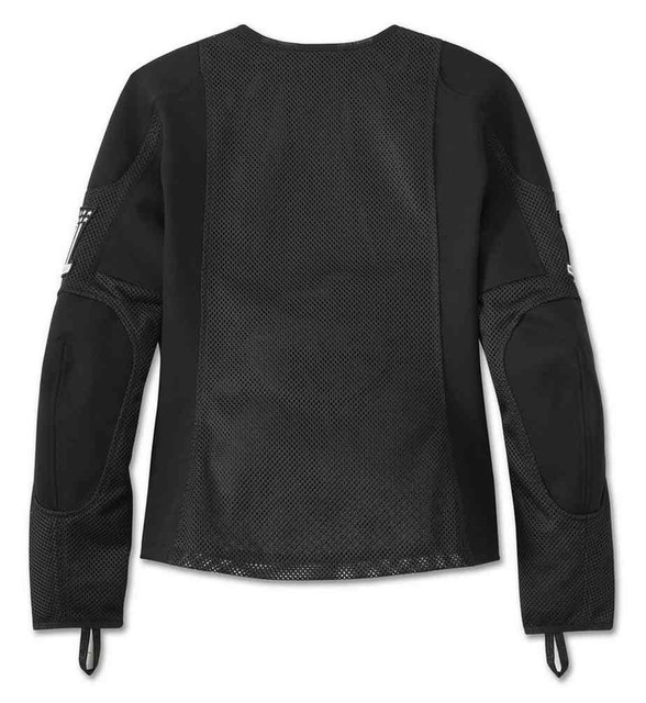 Harley-Davidson® Women's H-D Shield Mesh Riding Jacket - Black