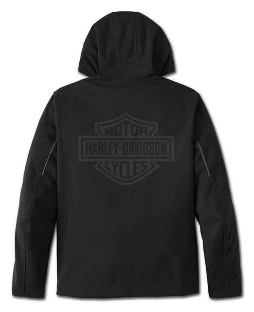 Harley-Davidson® Men's Deflector 2.0 Riding Fleece Jacket, Black