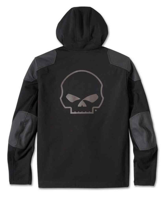 Harley-Davidson® Men's Willie G Skull Deflector Hooded Riding