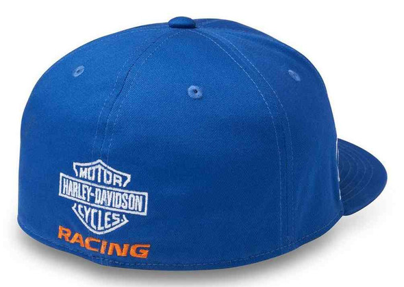 Harley-Davidson® Men's Fitted Racing Baseball Cap – Lapis Blue