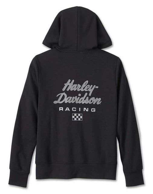 Harley-Davidson ブラック パーカー フレイムデザイン Harley Davidson(ハーレーダビッドソン) パーカー・フーディ