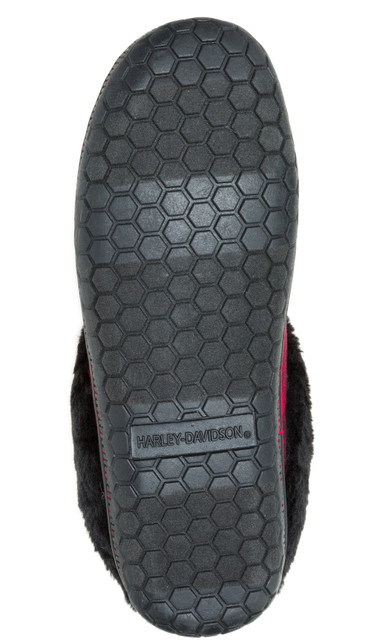 Harley-Davidson® Women's Lyssa B&S Logo Fur House Slippers