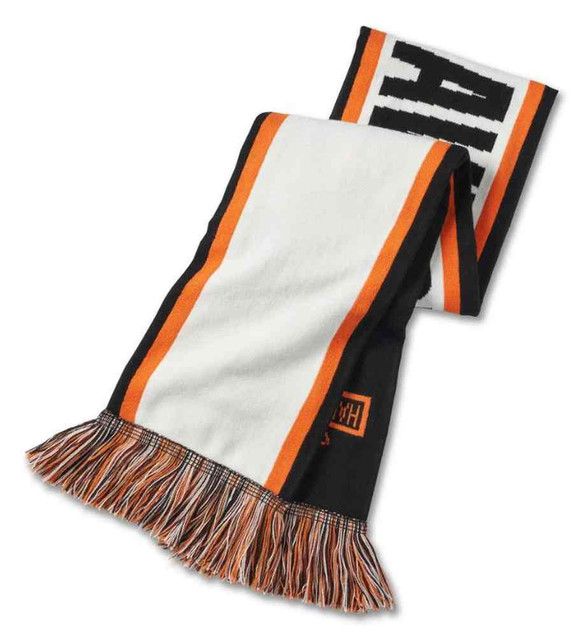 Harley-Davidson® Men's Striker Bar & Shield Winter Scarf - Black