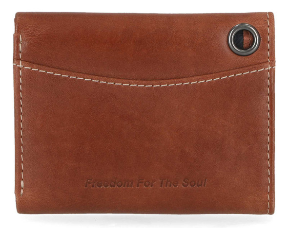 Harley-Davidson® Men's Embossed Willie G Skull Tri-Fold Leather