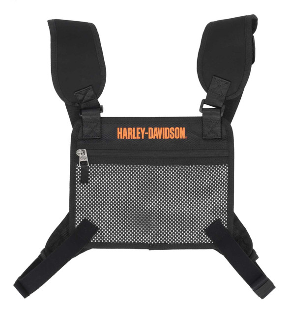 Harley-Davidson Men's H-D Logo Molded Chest Pack w/ Reflective Lining - Black - Wisconsin Harley-Davidson