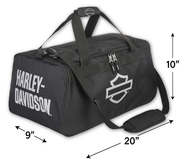 Harley-Davidson® Bar & Shield Logo Zipper Rugged Graphic Duffel
