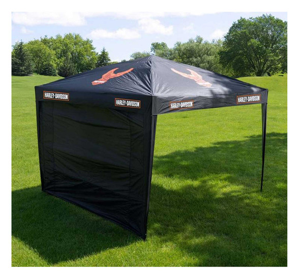 Harley-Davidson® Bar & Shield Eagle Outdoor Canopy w/ Steel Tube