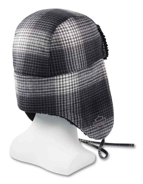 Harley-Davidson® Women's Reversible Trapper Winter Plaid Hat