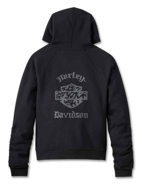 Harley-Davidson® Women's Wild Cat B&S Raglan Pullover Hoodie