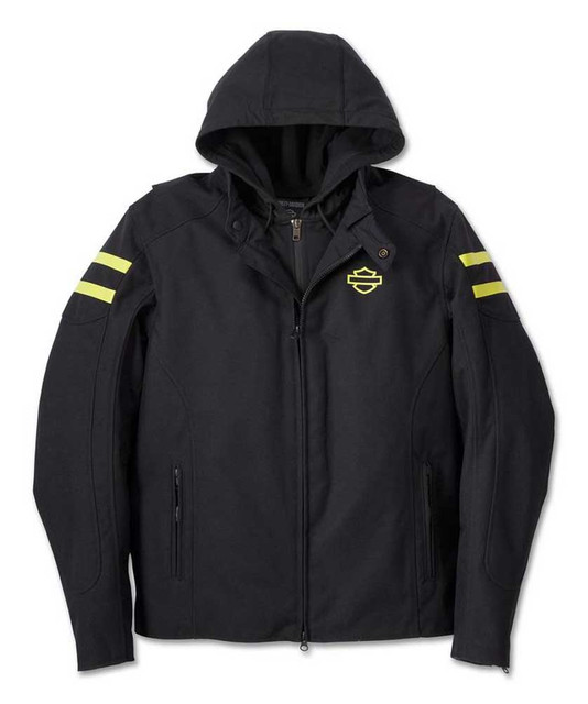 Harley-Davidson Men's Ovation 3-IN-1 Textile Riding Jacket, Black 98167-24VM - Wisconsin Harley-Davidson