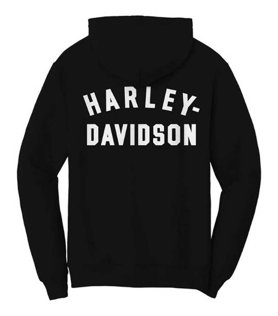 こ*う様 Harley-Davidson パーカー Harley-Davidson® Men's Ghoulish Biker Skull Zip-Up Cotton-Blend