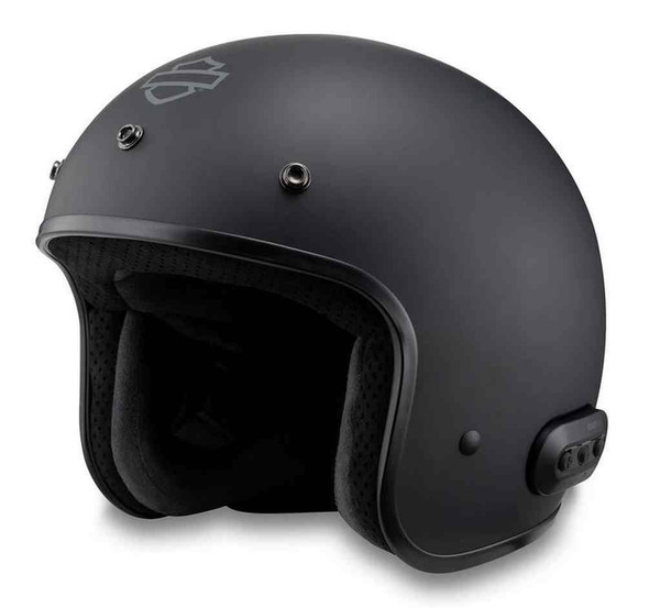 Harley-Davidson® Men's Fury N04 Bluetooth 3/4 Helmet, Matte Black
