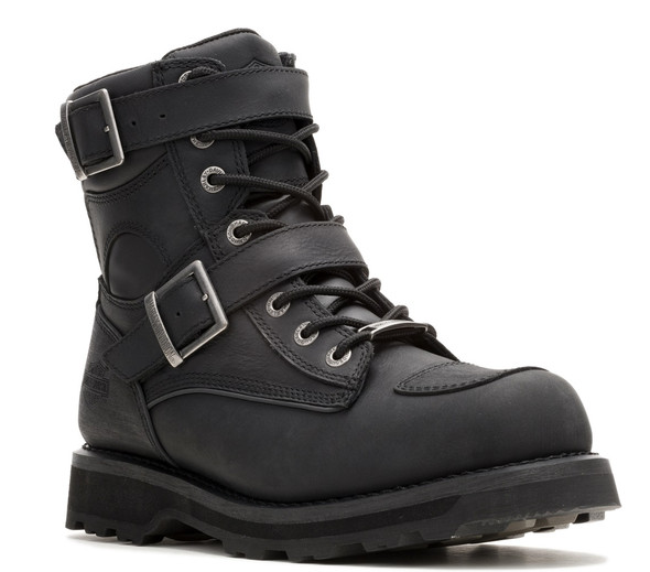 Harley-Davidson Men's Brockwood Buckle Ride Waterproof Motorcycle Boots, D96317 - Wisconsin Harley-Davidson