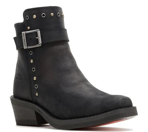 Harley-Davidson Women's Mira 5-Inch Black or Sand Fashion Leather Boots, D84820 - Wisconsin Harley-Davidson
