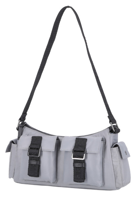 Harley-Davidson Unisex Multi-Purpose Nylon Top Zip Utility Bag, Gray - Wisconsin Harley-Davidson