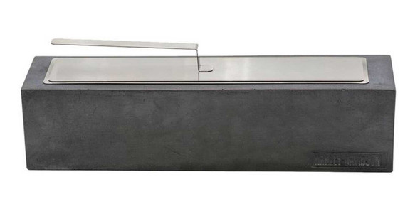 Harley-Davidson® Tabletop Outdoor Concrete Fire Pit, Stainless