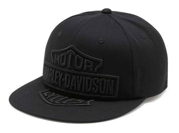 Harley-Davidson Men's Oversized B&S Panhead Fitted Baseball Hat 97718-25VM - Wisconsin Harley-Davidson