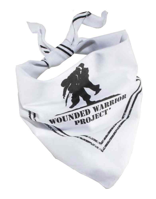 Harley-Davidson Men's Bandana, Wounded Warrior Project, White 97750-15VM - Wisconsin Harley-Davidson