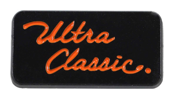 Harley-Davidson 1 in. Ultra Classic Bike Model Metal Pin, Black & Orange Finish - Wisconsin Harley-Davidson