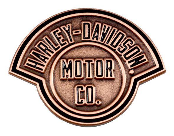 Harley-Davidson 1.5 inch. Copper Harley Metal Pin, Copper & Black Finish - Wisconsin Harley-Davidson