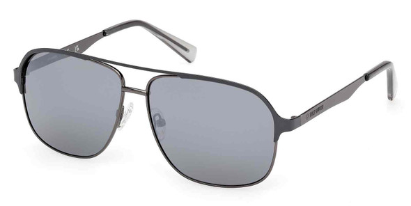 Harley-Davidson Women's Geometric Fashion Sunglasses, Gunmetal Frame/Silver Lens - Wisconsin Harley-Davidson