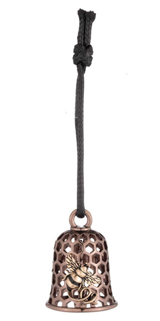 Harley-Davidson® Bumblebee Honey Comb H-D Script Ride Bell, Brown