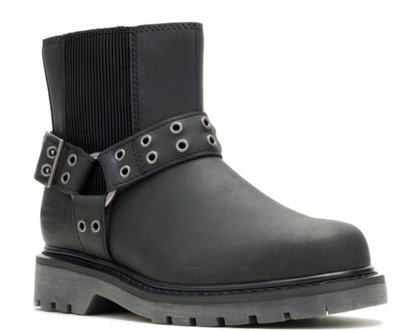 Harley-Davidson Women's Uplift Harness 5.5-Inch Black Fashion Boots D84832 - Wisconsin Harley-Davidson