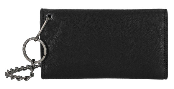 Harley-Davidson® Men's Skull Embossed Trucker Biker Chain Leather