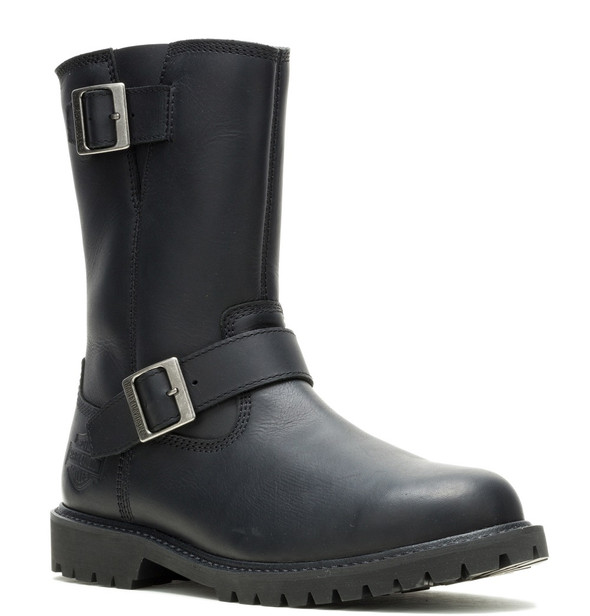 Harley-Davidson® Men's Lamberton Engineer Black Motorcycle Boots