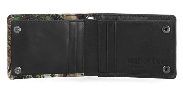 Harley-Davidson® Men's Realtree® Camo Front Pocket Bi-Fold Wallet