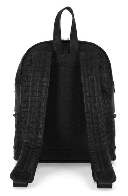 Harley-Davidson® Women's Cone Studded Croco Mini Backpack, Matte