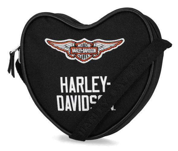 Harley-Davidson® Women's Vintage Logo Patches Heart Crossbody