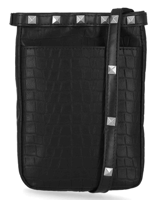 Harley-Davidson® Women's Metal Bar & Shield Logo Croco Crossbody