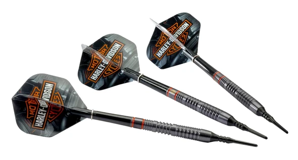 Harley-Davidson 3 Pack Revolution Soft Tip 18 gr. Darts, Black Tungsten Barrels - Wisconsin Harley-Davidson
