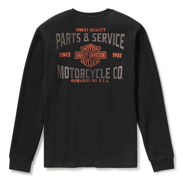 Harley-Davidson® Mens Parts & Service Long Sleeve Thermal Shirt