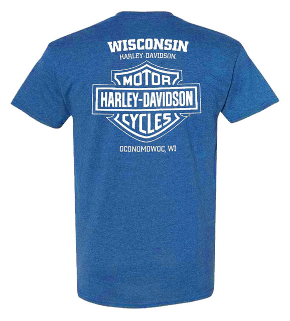 Harley-Davidson® Men's Pander Short Sleeve Tri-Blend T-Shirt